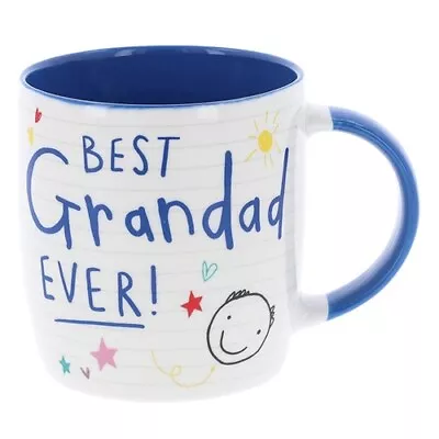 Buy Scribbles Cute Best Grandad Ever China Mug Gift Range From Kids Children • 10.99£