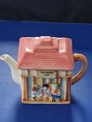 Buy Vintage Leonardo,Novelty Cottage Ware Teapot 'The Miners Inn' Decorative • 7.75£