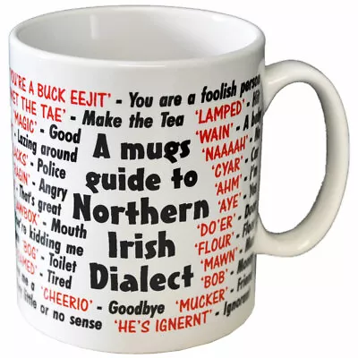 Buy Northern Irish Dialect Translator Ceramic Coffee Mug - Can Be Personalised • 10.99£