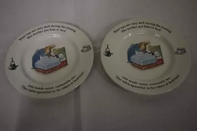 Buy Wedgwood Peter Rabbit Plates X 2 Nursery Ware • 4.99£
