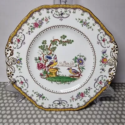 Buy Vintage Copeland Spode  Chelsea  Cake Plate For Harrods. Raised Gilt Decoration  • 27.51£
