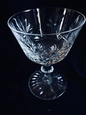 Buy Star Of Edinburgh Crystal ,cut Glass,champagne Prosecco Coupe ,13cm Tall ,g/c • 15£