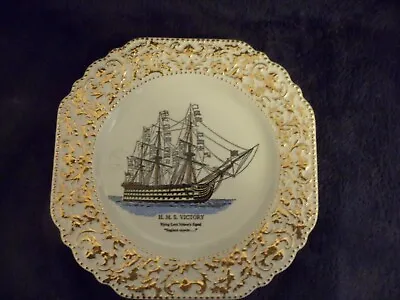 Buy Lord Nelson Pottery - H.M.S. VICTORY - Decorative Vintage Plate. • 0.99£