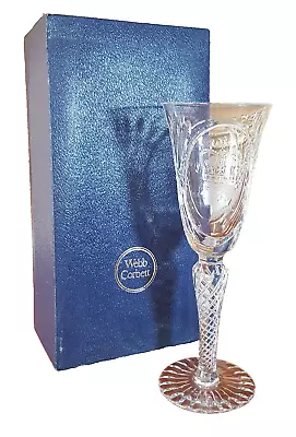 Buy Webb Corbett Queen Elizabeth 20th Coronation Anniversary 1973 Toasting Goblet • 16.50£