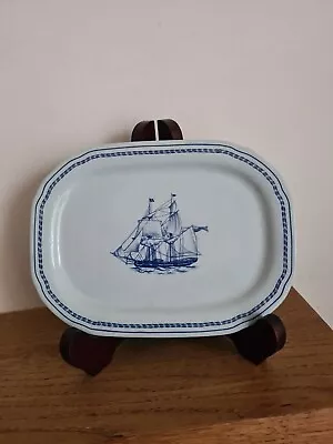 Buy Spode Oven To Tableware Small Oval Plate Brig Cygnet Of Salem  • 4£