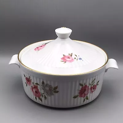 Buy 🌷 A Fabulous ‘royal Worcester’ Rare ‘rose/floral’ Oven To Table Lidded Dish. 🌷 • 20£