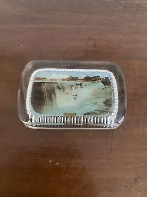 Buy Antique Paperweight Showing Great Dam, Lawrence MA • 20£