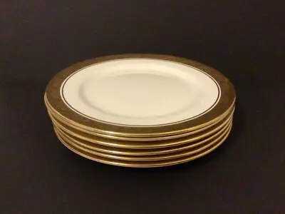 Buy 6 X Aynsley Argosy 8360 Beautiful Gold Band Bone China Side Plates 6.4” Diameter • 35£