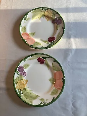Buy Mason's Fruit 8  Salad Plates X 2 Hand Painted • 14£