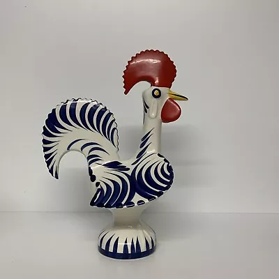 Buy Traditional Portuguese Chicken Ornament Folk Country Art Red Blue White Quirky • 20£