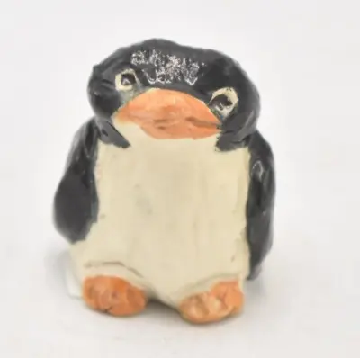 Buy Vintage Studio Pottery Penguin Figurine Statue Ornament • 9.95£