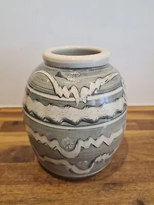 Buy Scottish Mull Pottery Large Ceramic / Stoneware Vase (20cm X 17cm) • 30£