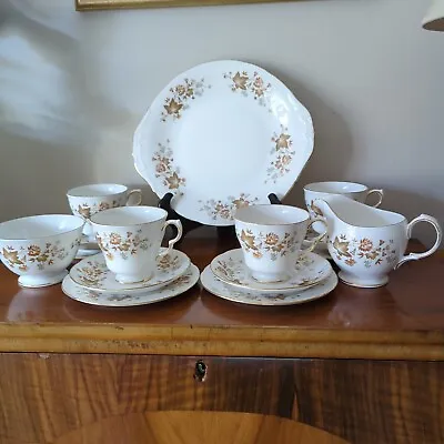 Buy Vintage Colclough Avon Pattern Afternoon Tea Set 15 Pieces Cups Saucers Plates • 24.50£