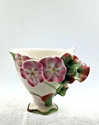 Buy Vintage ~ FRANZ -- Porcelain Pink  GERANIUM  - FZ00456- CUP ONLY - NO SAUCER • 24.12£