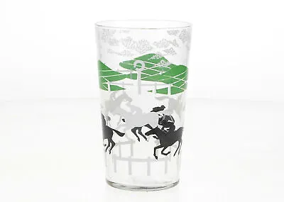 Buy Sherdley 1950's DERBY DAY Drinking Glass / Tumbler Vintage English Mid Century • 14£
