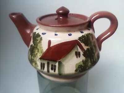 Buy TORQUAY POTTERY Tea Pot  Cottage Design 11.5 Cm • 13£