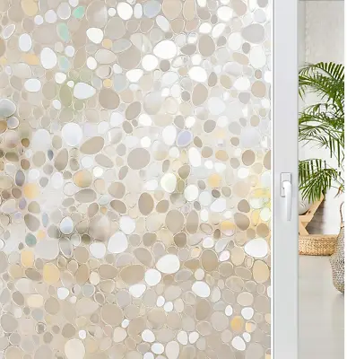 Buy Privacy 3D Rainbow Window Film Static Cling Stained Glass Sticker Decorative • 16.99£