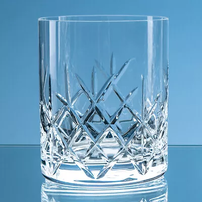 Buy Fully Cut Crystal With Diamond Design Whisky Glass 28cl In Gift Box • 19.75£