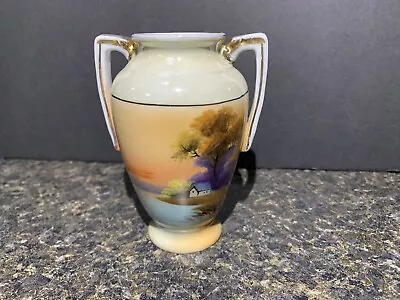 Buy Noritake Handpainted Made In Japan Small Vase Sunset Lake  • 22.76£