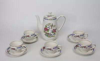 Buy Vintage Lord Nelson Pottery England Coffee Set T'Sing Bird Of Paradis Cappuccino • 19.98£
