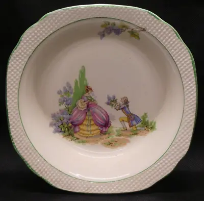 Buy Vintage Swinnertons Ltd Hampton Ivory 'Lilac Time' Bowl • 26.08£
