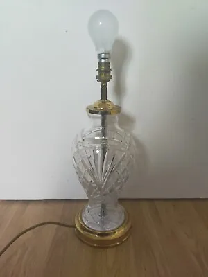 Buy Tyrone Irish Crystal Table Lamp Vintage  (Working) • 44.99£