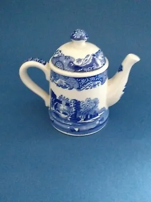 Buy Spode Blue Italian Miniature Teapot Style  Salt Shaker • 7.99£