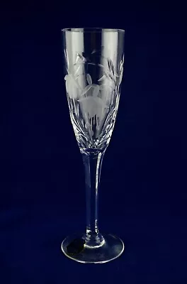 Buy Stuart Crystal  CASCADE  Champagne Glass - 21.3cms (8-3/8″) Tall - Signed 1st • 34.50£