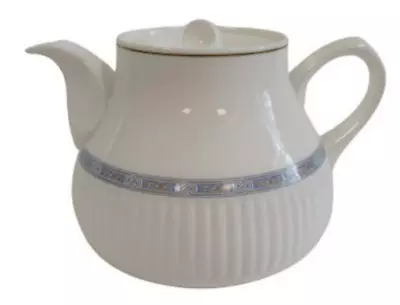 Buy Wedgewood Insignia Teapot Metallised Bone China White #387 Made In England • 9.99£
