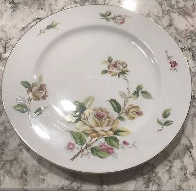 Buy Lynmore Fine China Golden Rose 10 1/4 Inch Dinner Plate • 9.27£