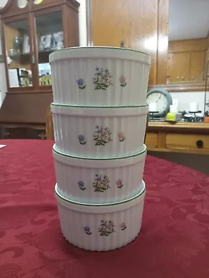 Buy 4  Petite Fleur Cookware Set Of 4 Fruit Cups/souffle/dessert Bowls By Andrea • 16.06£