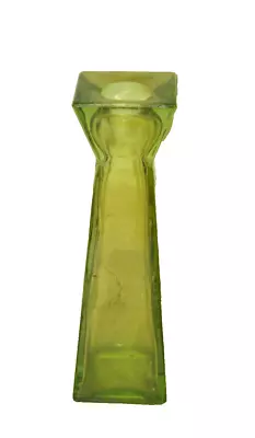 Buy Vintage Art Deco Green Glass Vase ~6  Tall ~VGC (SS06) • 6.95£