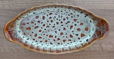 Buy Vintage Fosters Pottery Cornwall Honeycomb Oval Serving Dish / Plate • 12.25£