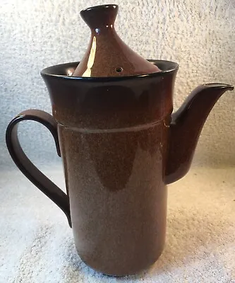 Buy Coffee Tea Pot Jug DENBY Two Tone Treacleware Glazed Fine Stoneware  • 12£