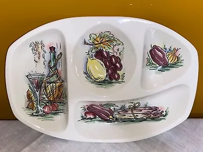 Buy Vintage Beswick Serving Plate Platter Divided Section Hors D'oeuvres Dish Bowl • 14.95£
