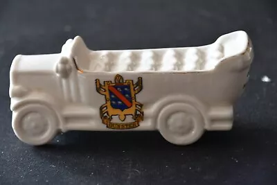 Buy Crested China Carlton Ww1  Charabanc 'over The Hills And Far Away' Dunster Crest • 20£