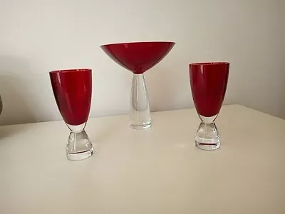 Buy Julien Macdonald Royal Doulton IGNITE Crystal Martini Glass, 2 Vodka Glasses • 15£