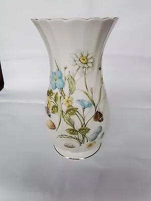 Buy Aynsley Bone China Hand Made Nature's Delights Vase • 12£