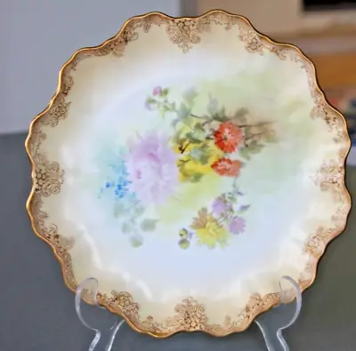 Buy Antique Doulton Burslem Decorative Hand Painted Floral Collectors Plate No 72067 • 19.99£