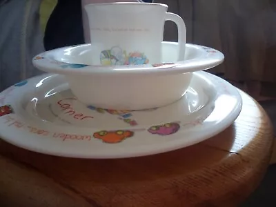 Buy Child's Plate, Dish And Cup Set; Humphrey's Corner • 9£