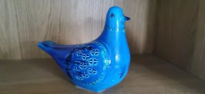 Buy Bitossi Ceramiche BLUE DOVE SCULPTURE BY ALDO LONDI • 99£