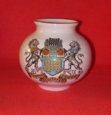 Buy GOSS Crested China York Roman Vessel City Of WESTMINSTER Crest • 5.99£