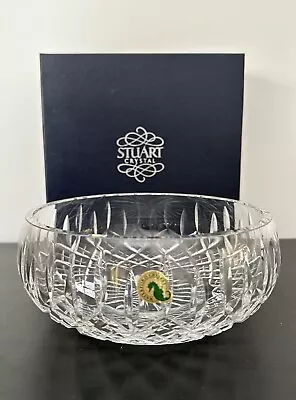 Buy Vintage Stuart Crystal Glass Bowl Dish Waterford Fruit Salad Serving Boxed • 40£