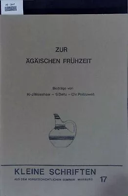 Buy Ritzverzierte Keramik Von Phthiotisch Theben. Heft 17 Weißhaar, Hans-Joachim: • 16.09£