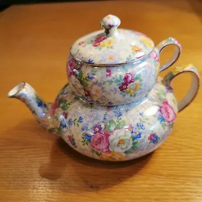 Buy Vintage Rare Lord Nelson  Rose Time  Chintz Pattern Stacking China Tea Set - B2 • 125£