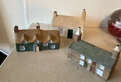 Buy W H GOSS CRESTED CHINA COTTAGE House MODELS Llewelyn, First And Last, Old Maid • 12£