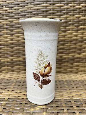 Buy Kernewek Pottery Cornwall 'Autumn Rose' Tall Flower Tube Vase • 4.50£
