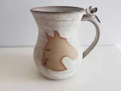 Buy Studio Pottery Horse Signed Mug Mouse Handle • 4.99£