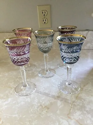 Buy Ebeling & Reuss Marchioness Sherry Wine Glass Gold Rim - Set Of 5 • 96.38£