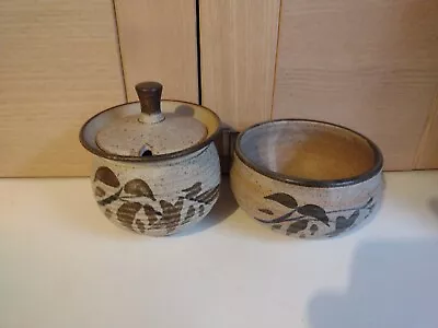 Buy Robert Tinnyunt Studio Pottery Stoneware Conserve Jar With Lid Devon 1970's • 15£